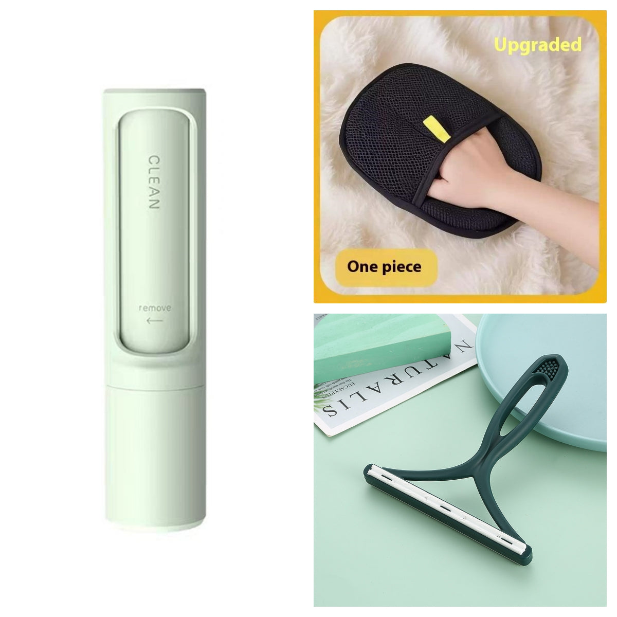 Reusable Pet Hair Remover Roller – Self-Cleaning Fur Brush
