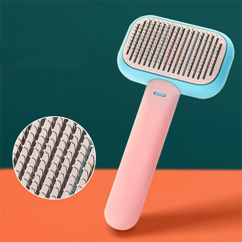 Stainless Steel Pet Grooming Comb – Tangle-Free Hair Removal